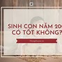 Sinh Con Năm 2023 Tháng Nào Được Mùa Sinh